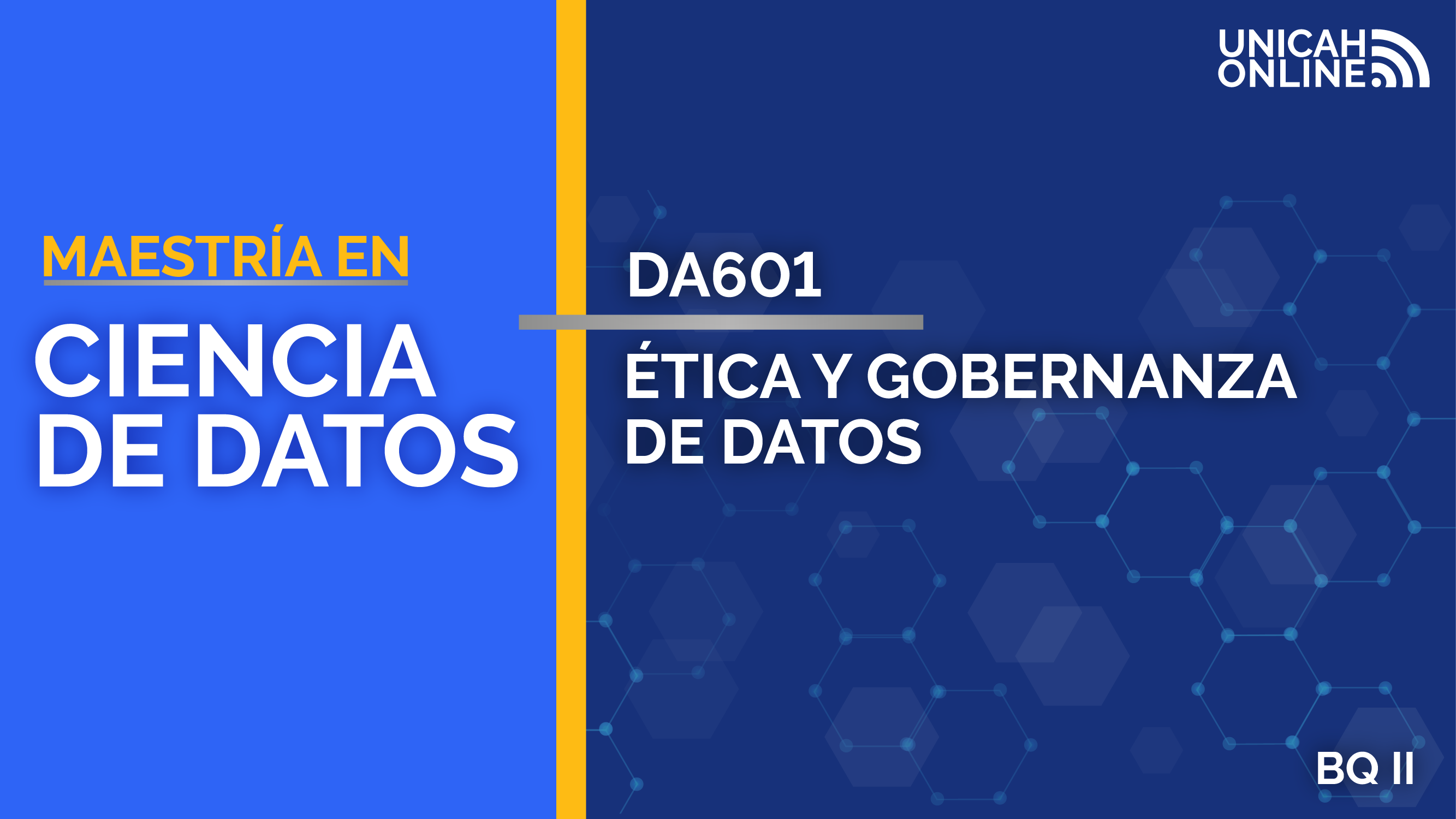 DA601 ÉTICA Y GOBERNANZA DE DATOS