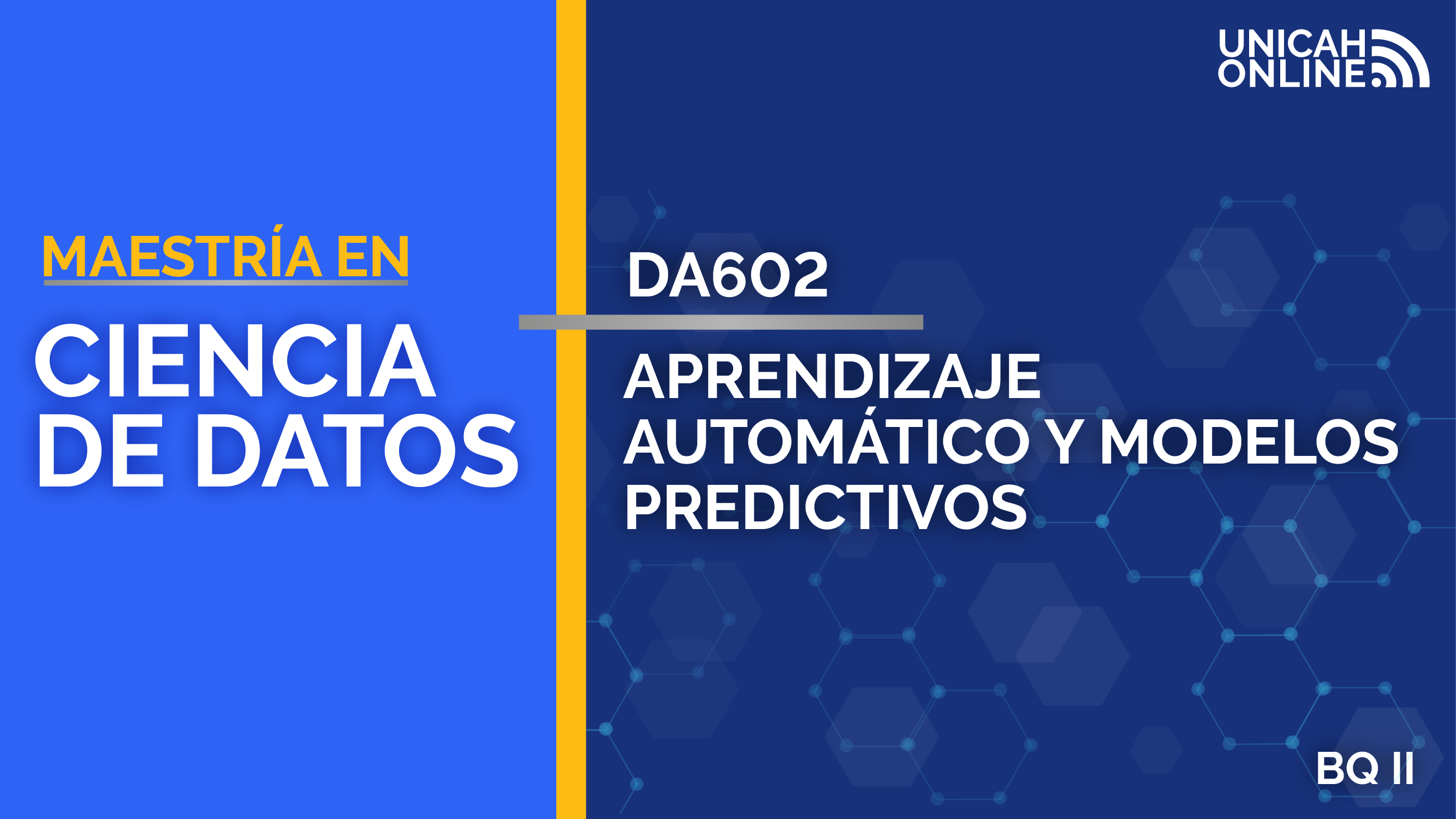 DA602 APRENDIZAJE AUTOMÁTICO Y MODELOS PREDICTIVOS